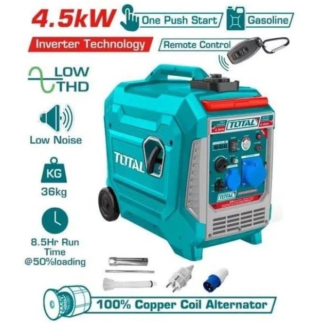 موتور برق ۴.۵ کیلووات بنزینی سایلنت توتال مدل TP550006EP - Image 2