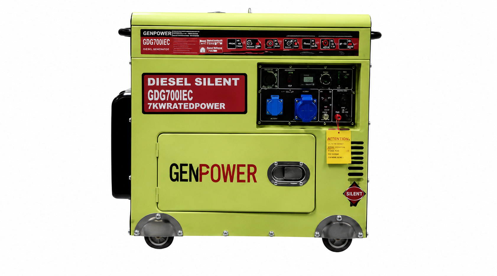 موتور برق 7 کیلووات دیزلی سایلنت جن پاور مدل GDG700IEC