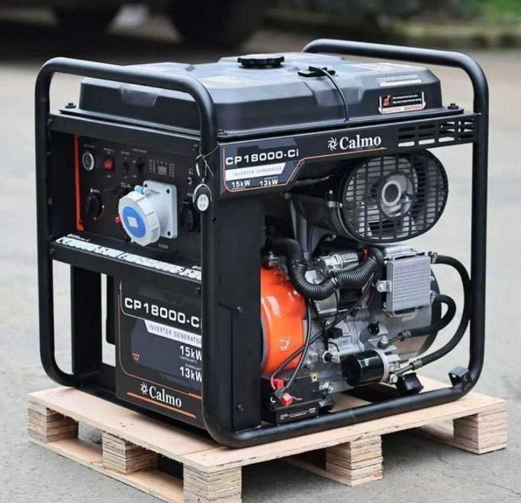 موتور برق 15 کیلووات بنزینی تک فاز استارتی کالمو مدل CP18000.Ci