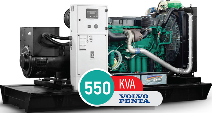 دیزل ژنراتور ولوو 550 کاوا مدل TAD1346GE