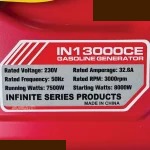 موتور برق 8 کیلووات بنزینی تک فاز AiPOWER مدل IN13000CE - Image 12