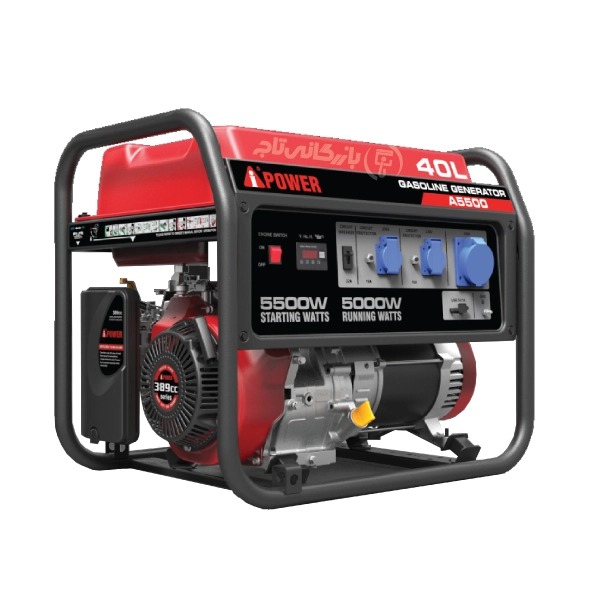 موتور برق 5.5 کیلووات بنزینی تک فاز AiPOWER مدل A5500