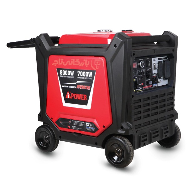 موتور برق 8 کیلووات بنزینی سایلنت تک فاز اینورتر AiPOWER مدل SM8000i
