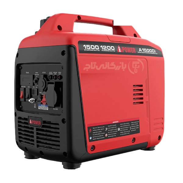 موتور برق 1.5 کیلووات بنزینی سایلنت تک فاز اینورتر AiPOWER مدل A1500Di