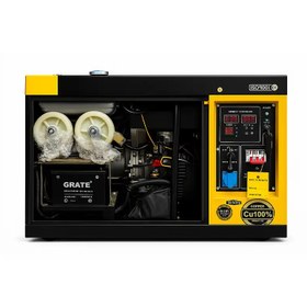 موتور برق 10 کیلووات دیزلی سایلنت سه فاز ریموت استارتی یورو پاور مدل EP14800T3D-RC
