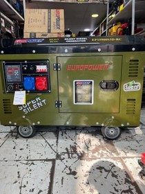 موتور برق ۱۰ کیلووات دیزلی سایلنت سه فاز ریموت استارت یورو پاور مدل EP15900 S3D-RC - Image 2