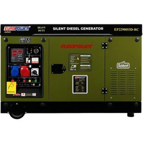 موتور برق 20 کیلووات دیزلی سایلنت سه فاز ریموت استارت یورو پاور EP22900S3D-RC - Image 3